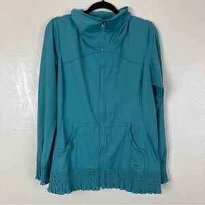 REI Women's Teal lightweight full zip performance Jacket
